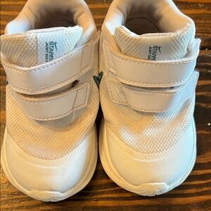 Nike White Baby Shoes with Velcro
